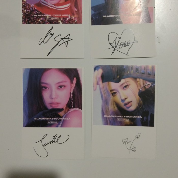 Detail Foto Tanda Tangan Blackpink Nomer 33