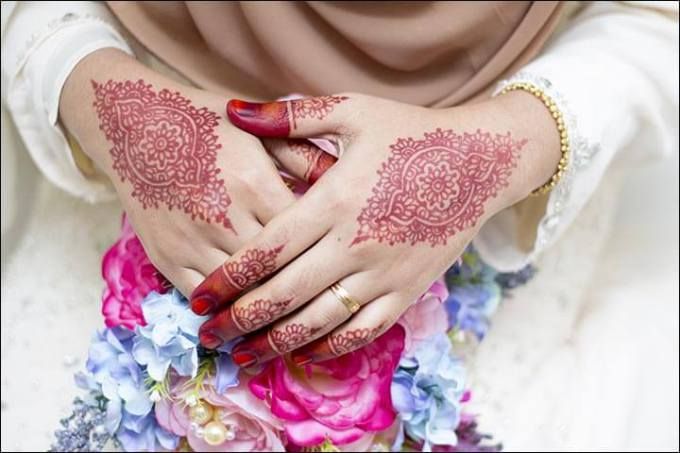 Detail Foto Tangan Henna Nomer 8