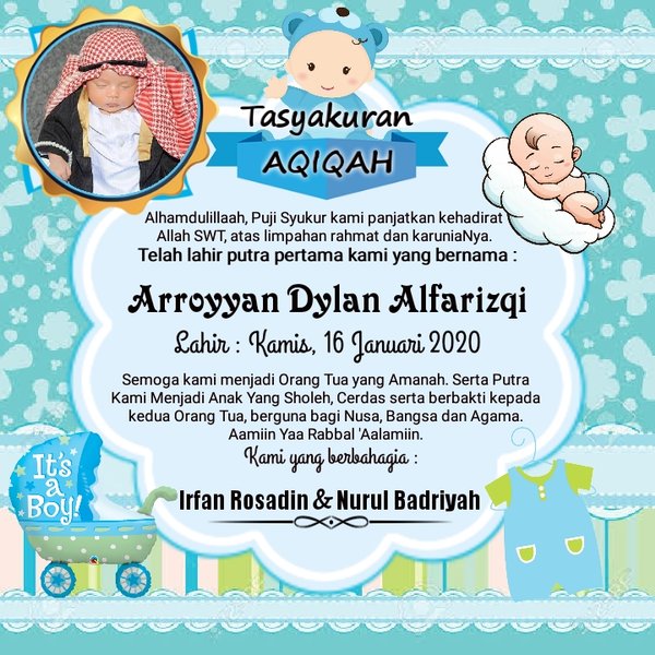 Detail Foto Tasyakuran Aqiqah Nomer 13