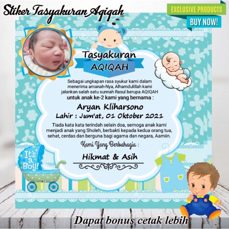 Detail Foto Tasyakuran Aqiqah Nomer 28