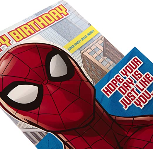 Spiderman Geburtstagskarte - KibrisPDR
