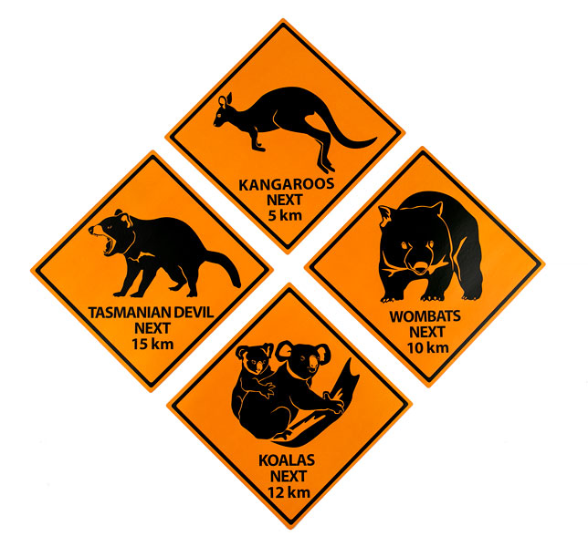 Detail Australia Road Signs Animals Nomer 12