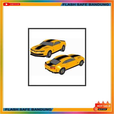 Detail Bumblebee Camaro Papercraft Nomer 14