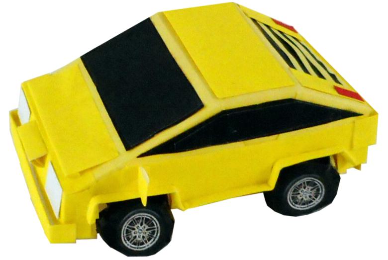 Detail Bumblebee Camaro Papercraft Nomer 22