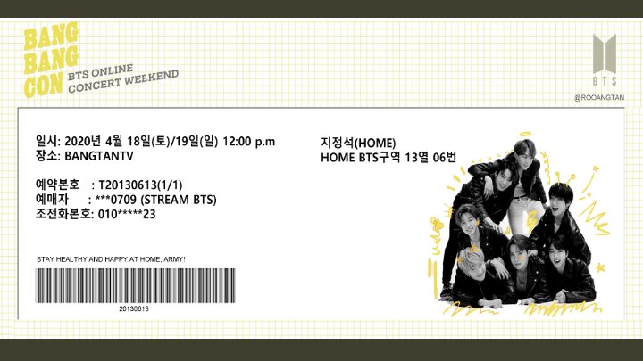 Detail Foto Tiket Konser Bts 2020 Nomer 9