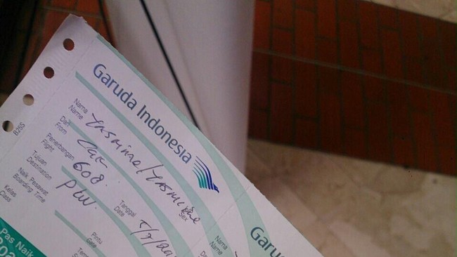 Detail Foto Tiket Pesawat Garuda Indonesia Nomer 12