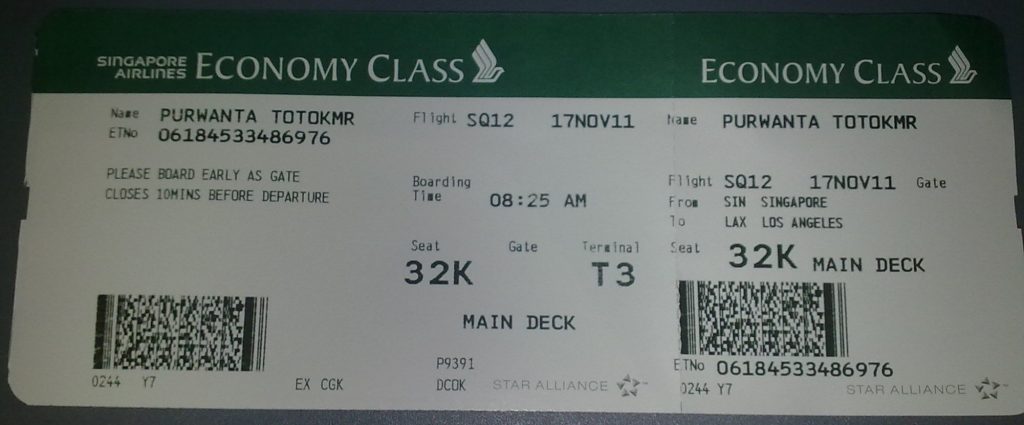 Detail Foto Tiket Pesawat Garuda Indonesia Nomer 14