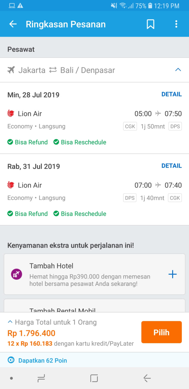 Detail Foto Tiket Pesawat Ke Bali Nomer 14
