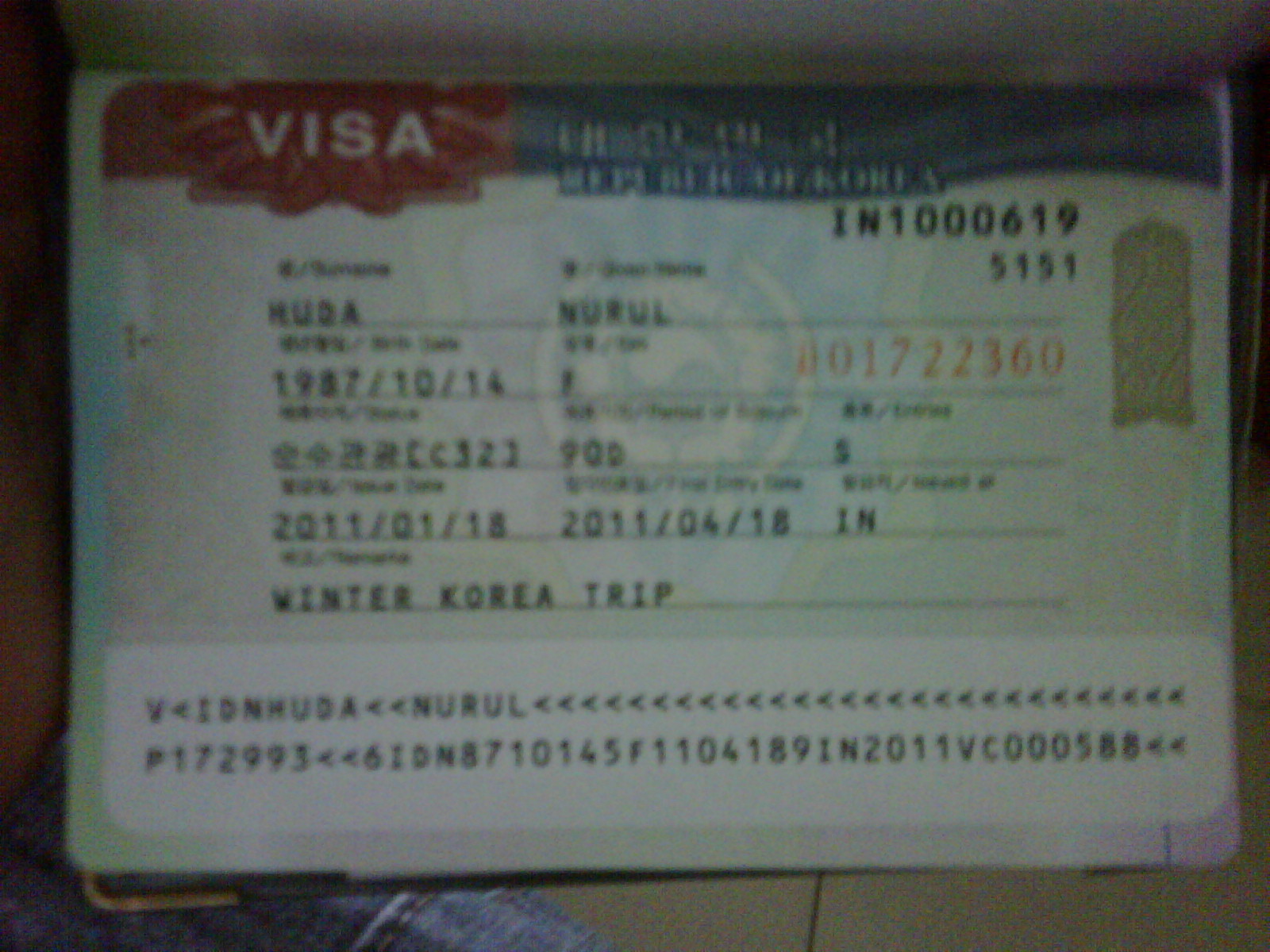 Detail Foto Tiket Pesawat Ke Korea Nomer 25