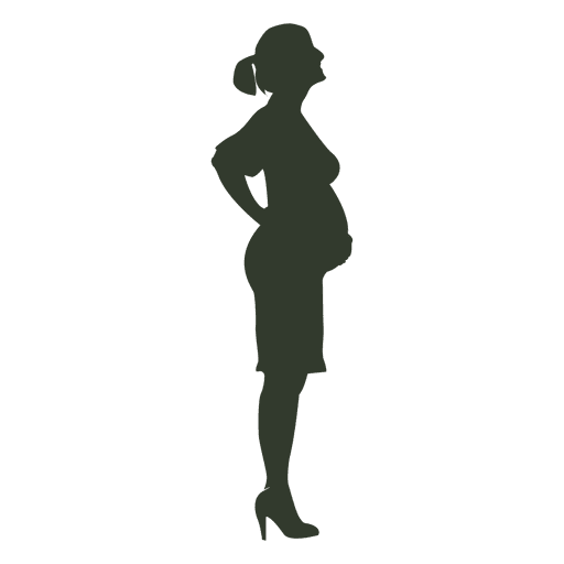 Detail Silhouette Schwangere Frau Zeichnung Nomer 12