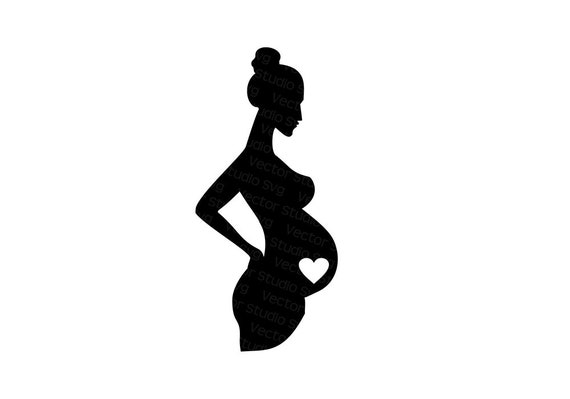 Detail Silhouette Schwangere Frau Zeichnung Nomer 14