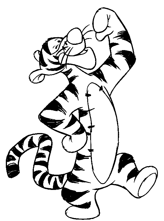 Tigger Malvorlage - KibrisPDR