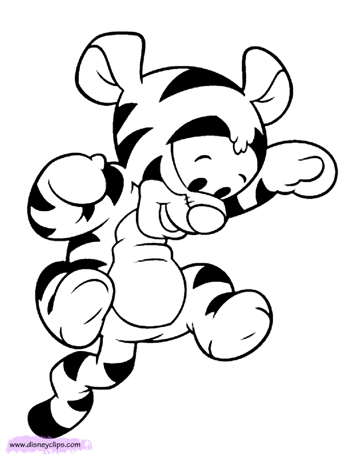Detail Tigger Malvorlage Nomer 3