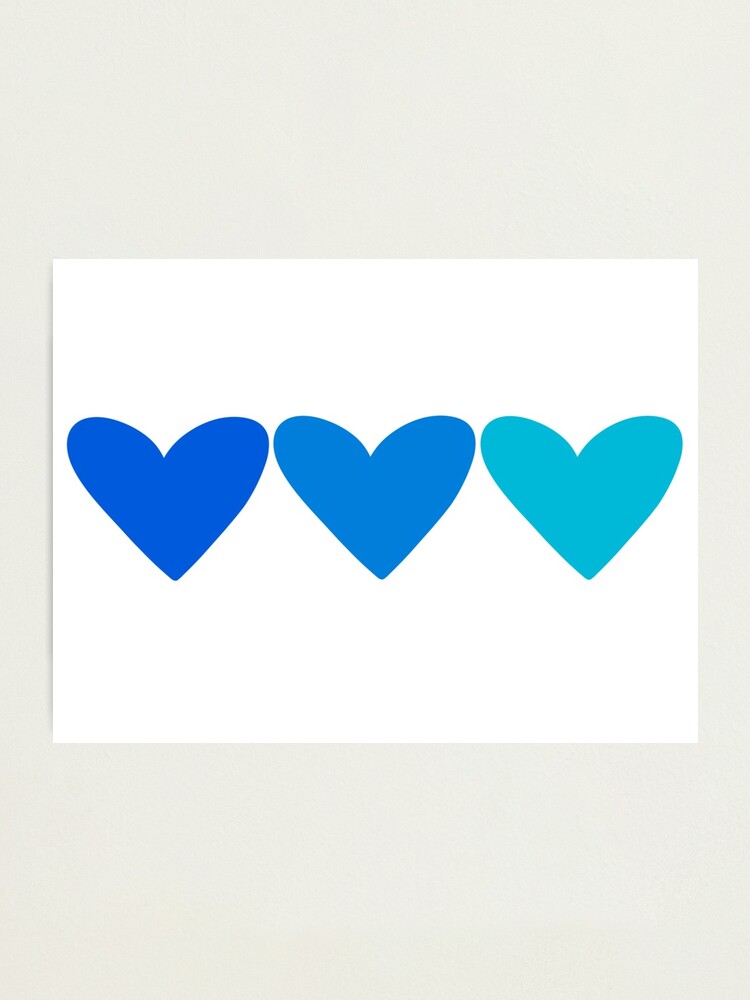 Detail Blaue Herzen Nomer 14