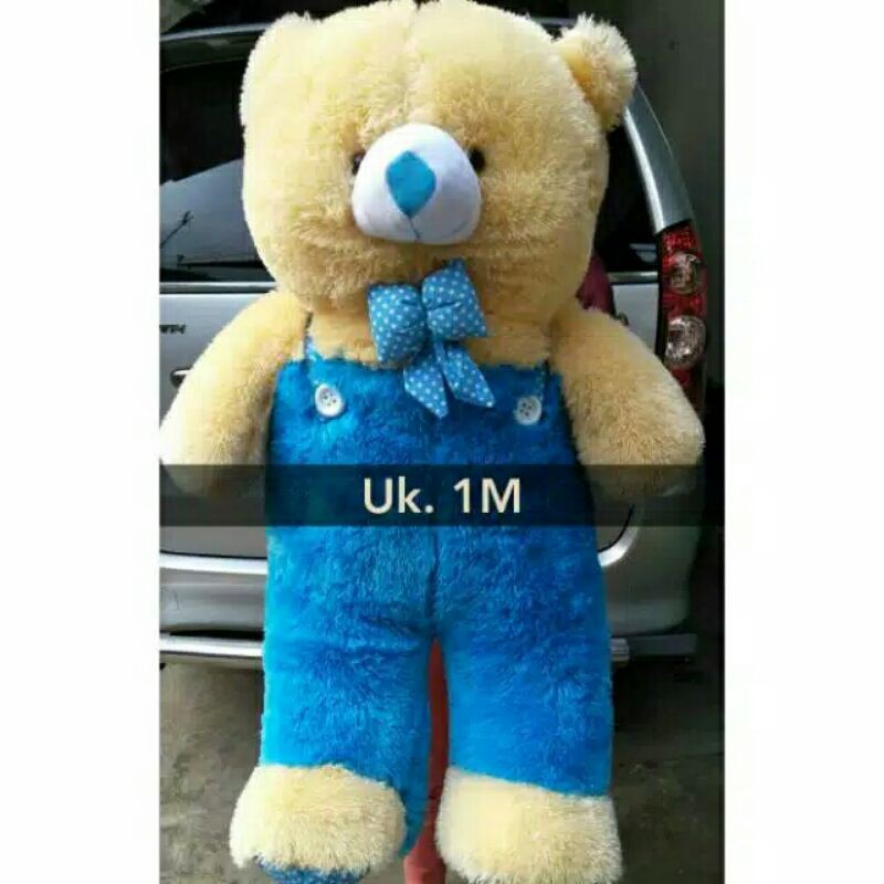 Detail Boneka Teddy Bear Warna Biru Nomer 37