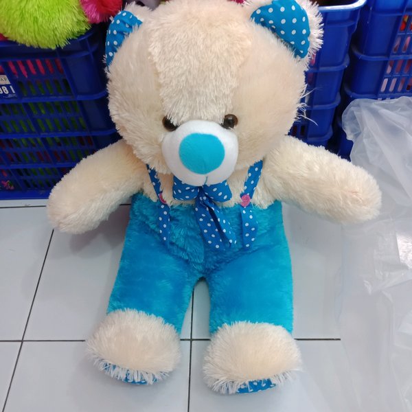 Detail Boneka Teddy Bear Warna Biru Nomer 54