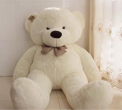 Detail Boneka Teddy Bear Warna Putih Besar Nomer 11