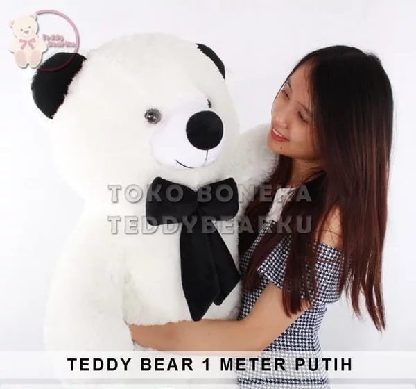 Detail Boneka Teddy Bear Warna Putih Besar Nomer 22