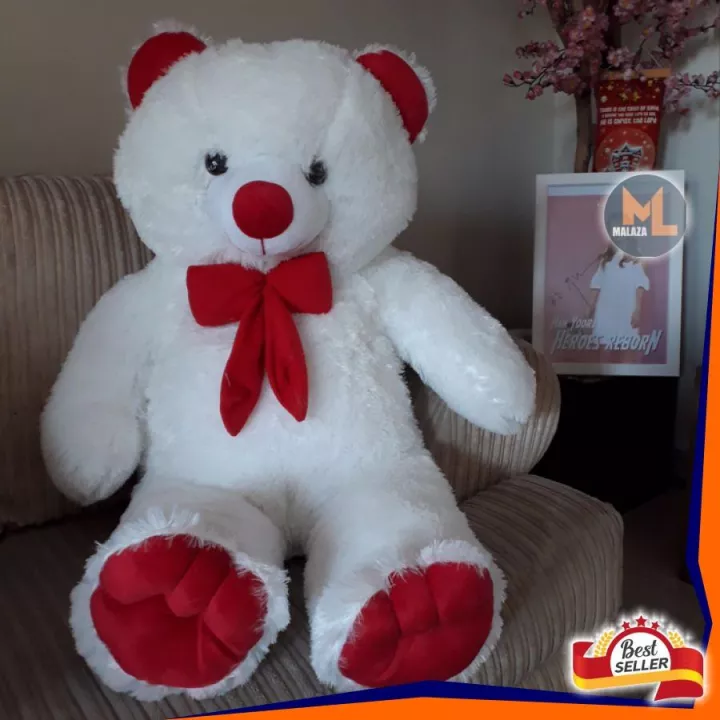 Detail Boneka Teddy Bear Warna Putih Besar Nomer 10