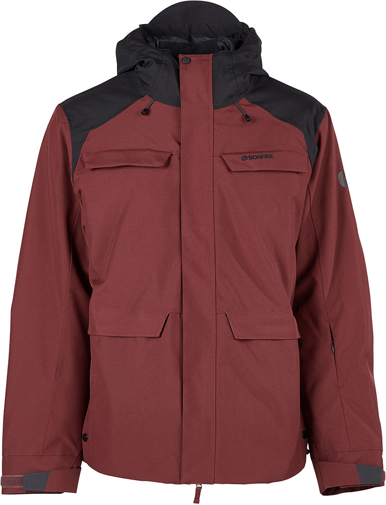 Detail Bonfire Snowboarding Jacket Mens Nomer 8