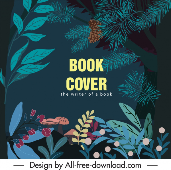 Detail Book Cover Design Vector Free Download Nomer 9
