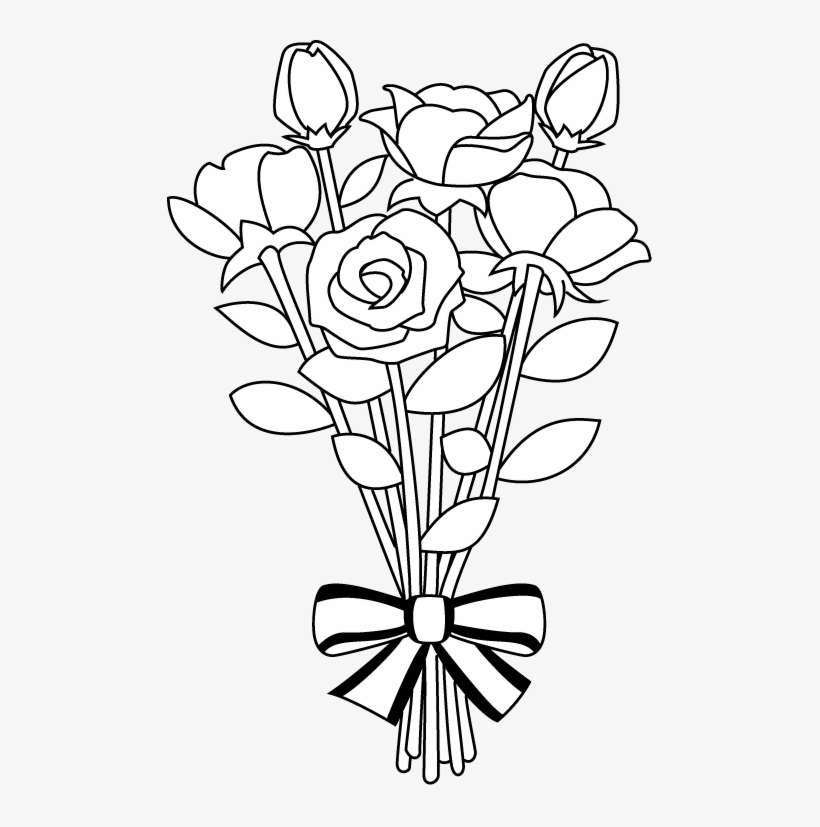 Detail Boquet Of Flowers Clipart Nomer 32