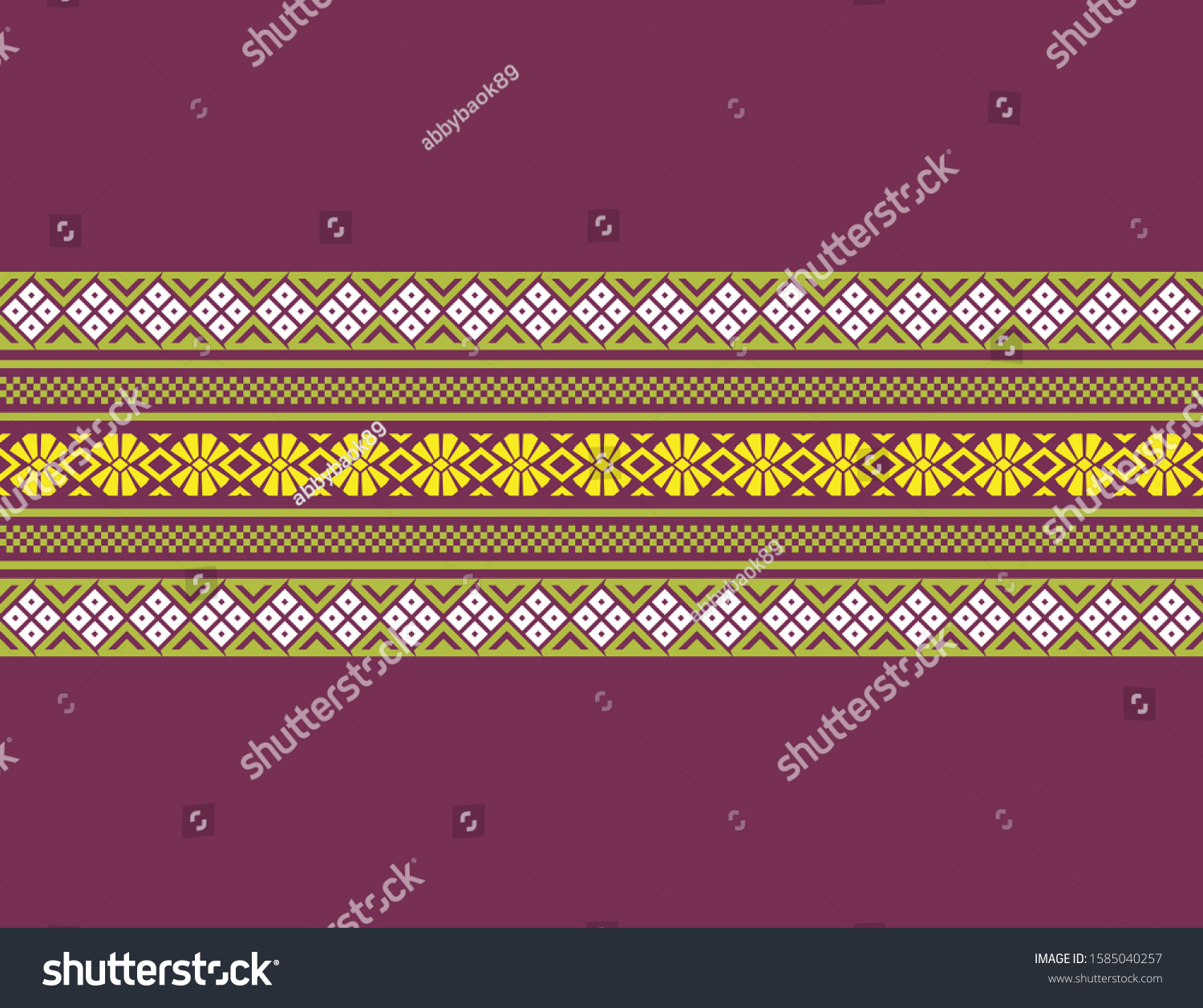 Detail Border Batik Vector Nomer 27