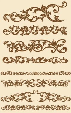 Detail Border Batik Vector Nomer 6