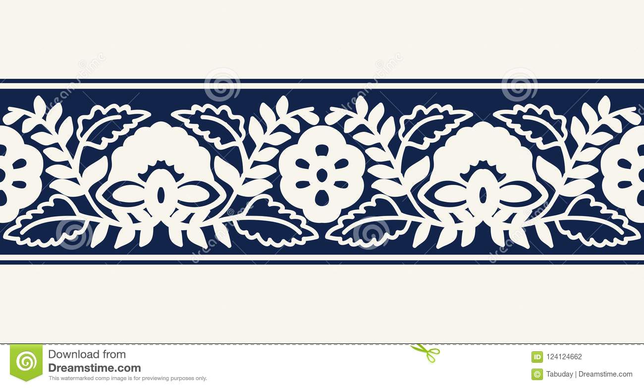 Detail Border Batik Vector Nomer 57