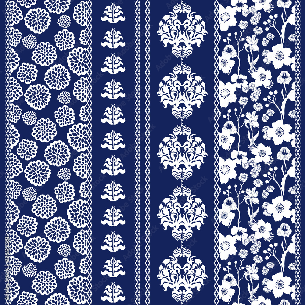 Detail Border Batik Vector Nomer 58