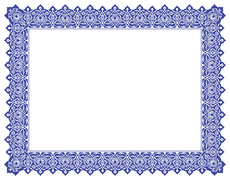 Detail Border Biru Nomer 8