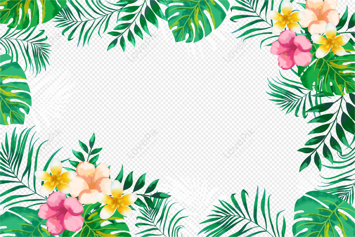 Detail Border Bunga Hijau Nomer 11