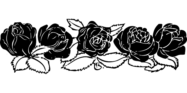 Detail Border Bunga Hitam Putih Nomer 40