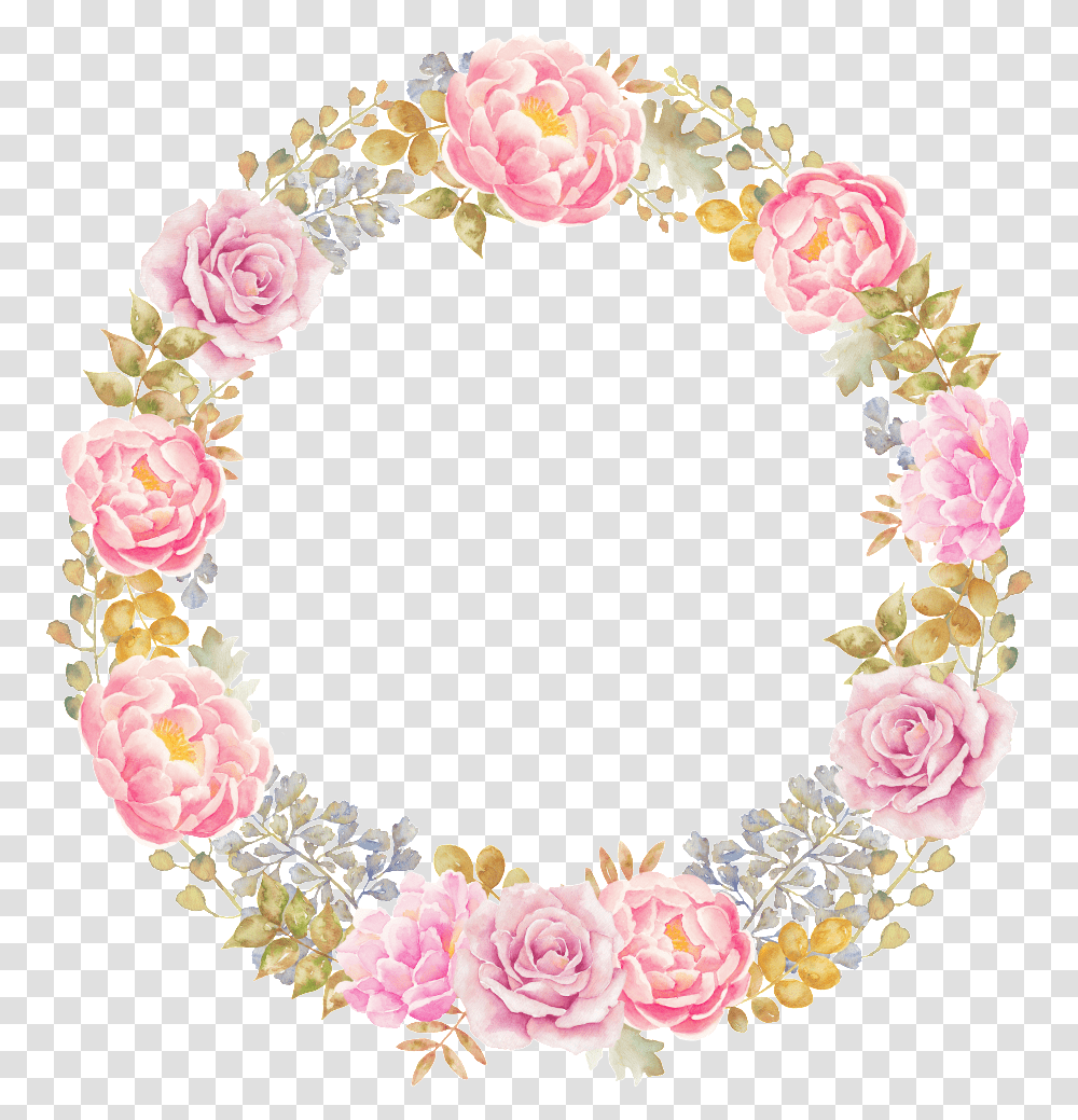 Detail Border Bunga Lingkaran Simple Nomer 2
