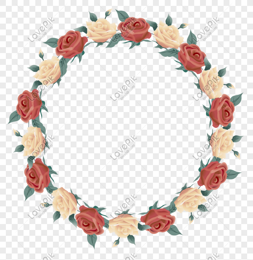 Detail Border Bunga Lingkaran Simple Nomer 17