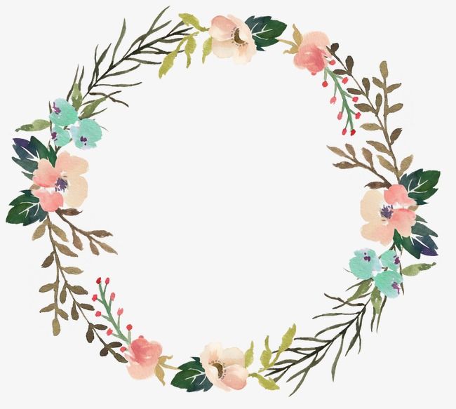 Detail Border Bunga Lingkaran Simple Nomer 3