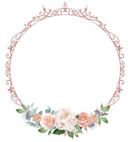 Detail Border Bunga Lingkaran Simple Nomer 25