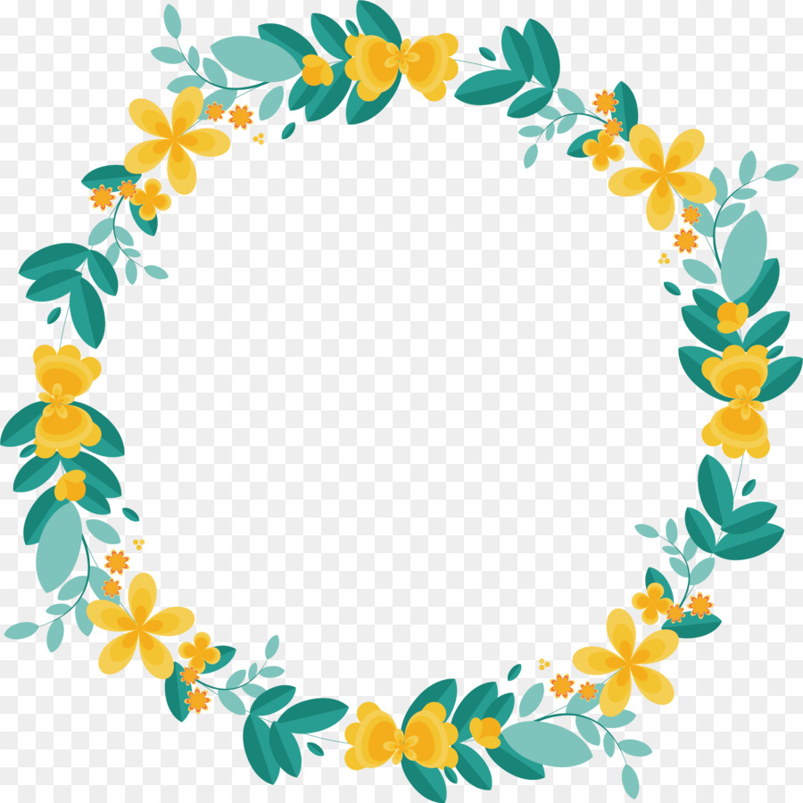 Detail Border Bunga Lingkaran Simple Nomer 43