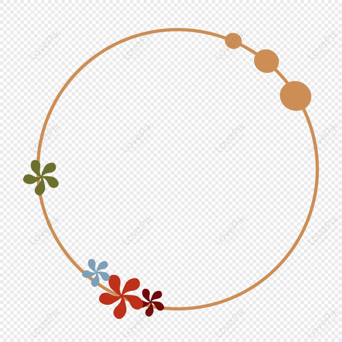 Detail Border Bunga Lingkaran Simple Nomer 58