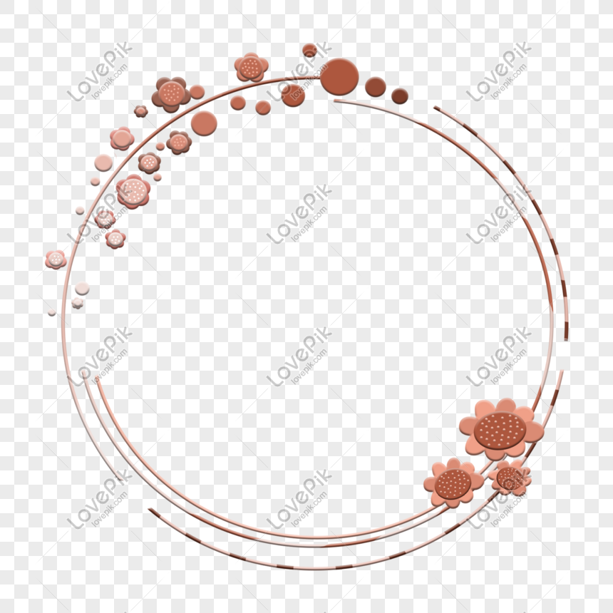Detail Border Bunga Lingkaran Simple Nomer 7