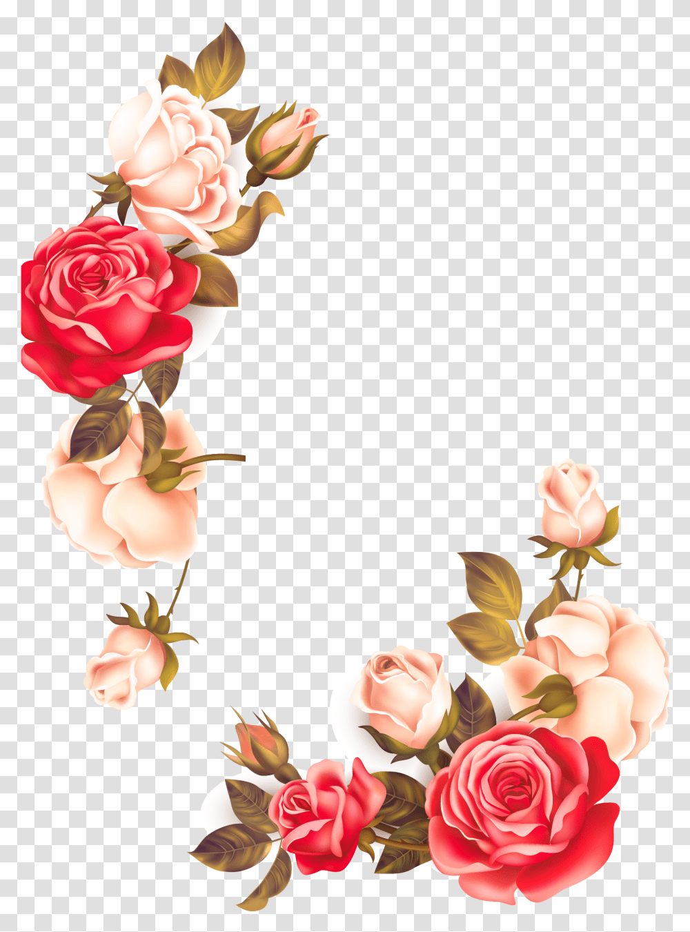 Detail Border Bunga Mawar Nomer 20