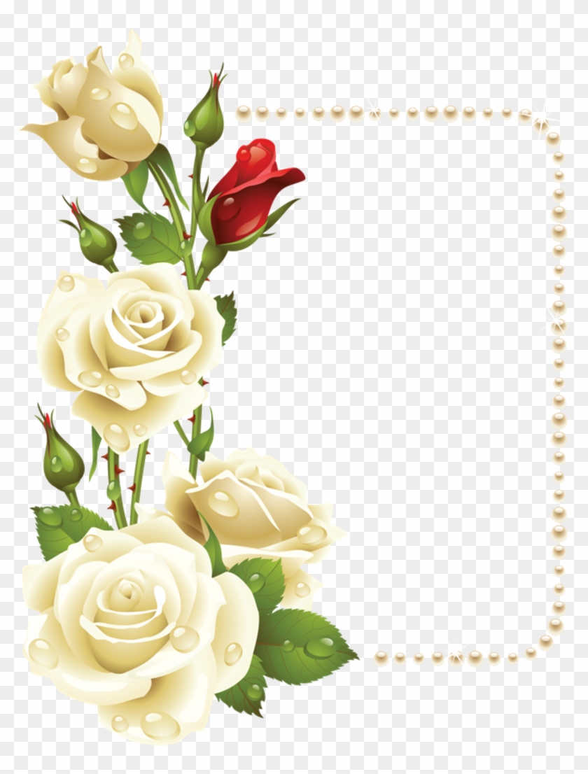 Detail Border Bunga Mawar Nomer 25