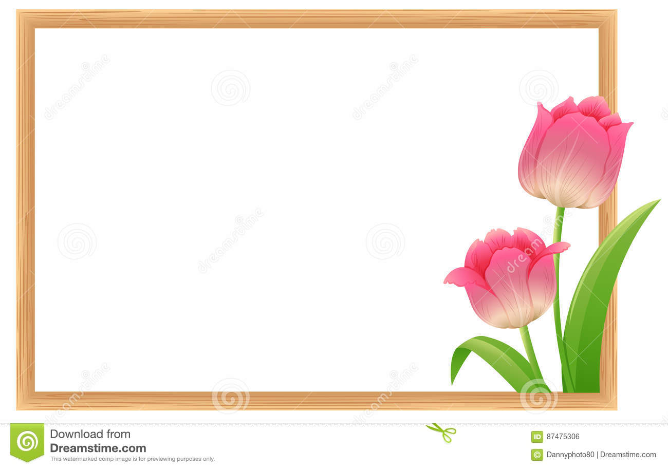 Border Bunga Tulip - KibrisPDR