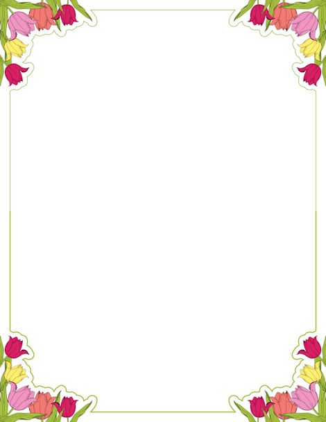 Detail Border Bunga Tulip Nomer 2