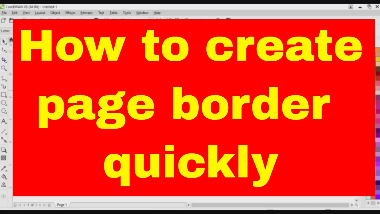 Detail Border Corel Nomer 34