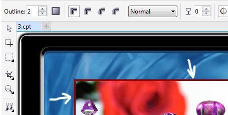 Detail Border Corel Nomer 39