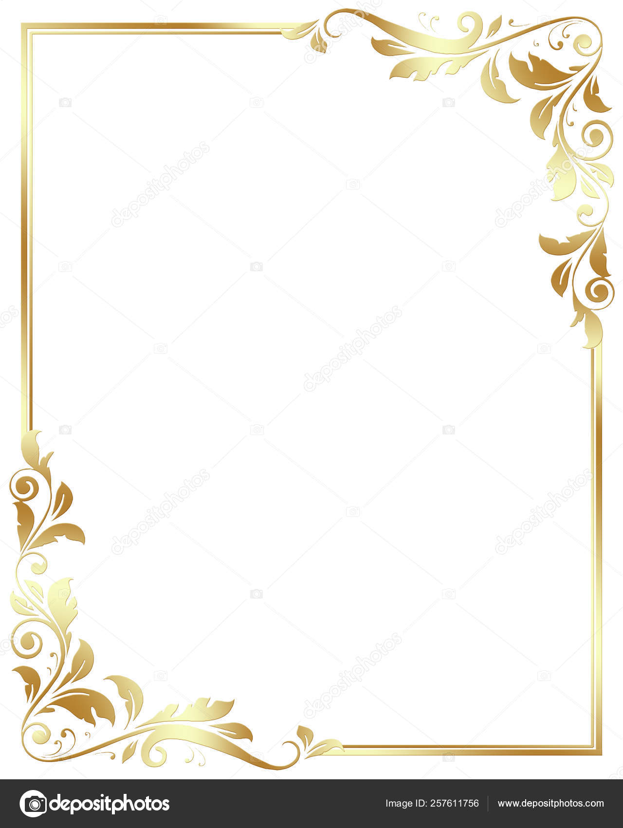 Detail Border Gold Nomer 10