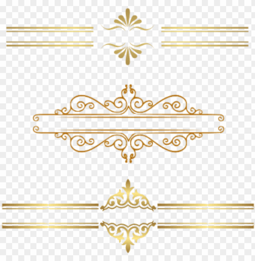 Detail Border Gold Vector Nomer 15