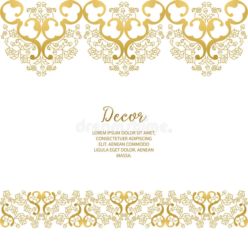 Detail Border Gold Vector Nomer 51