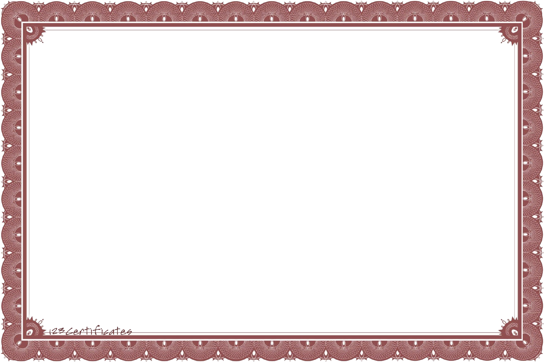 Detail Border Ijazah Nomer 26